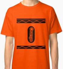 Orange Crayon Halloween Tee Costume Classic T-Shirt