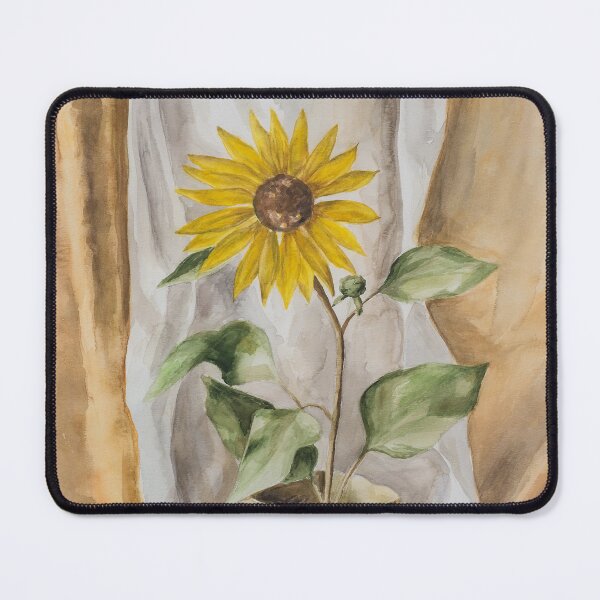 Item preview, Sunflower in in a wicker cup designed and sold by GoldsteinART.