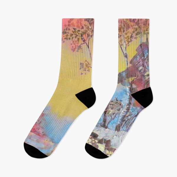 Item preview, Colorful Abstract Forest  designed and sold by Pretty-Bird.