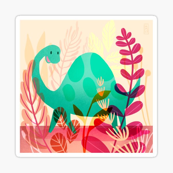Item preview, A Happy Dinosaur designed and sold by crunchytiger.