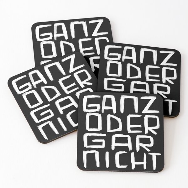 Item preview,  Ganz oder Gar Nicht, German for All or Nothing designed and sold by badlydrawnbabe.