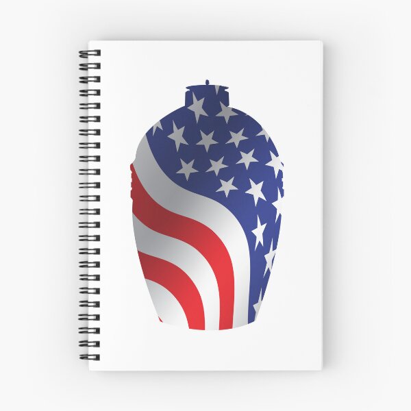Item preview, Big Green Egg  -  American Flag Outline designed and sold by Mackabee.