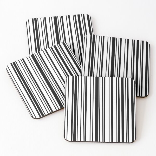 Item preview, Sarah barcode pattern designed and sold by coverinlove.