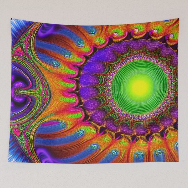 Item preview, Fractal púrpura y naranja designed and sold by ibelieveimages.