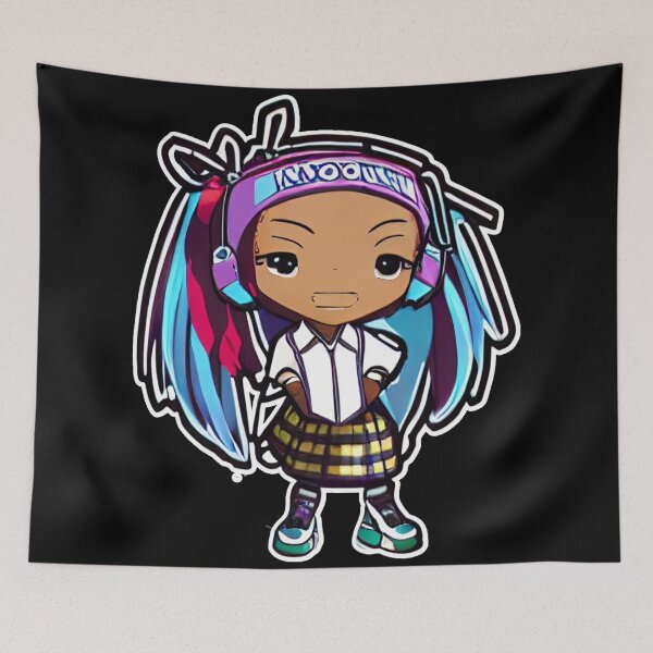 Item preview, BLACK ANIME PFP GIRL 8 designed and sold by MoorCT522.