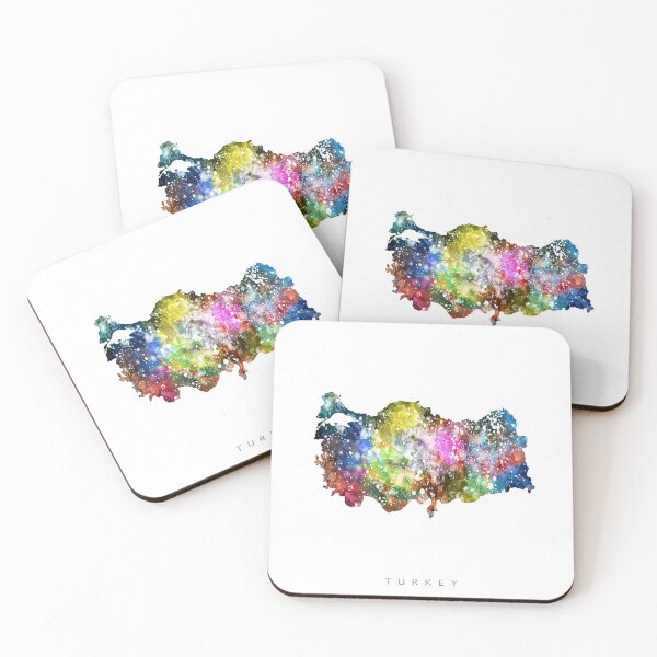 Item preview, Turkey Map Watercolor Painting designed and sold by InkistPrints.