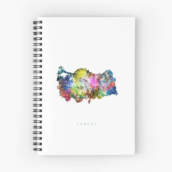 Item preview, Turkey Map Watercolor Painting designed and sold by InkistPrints.