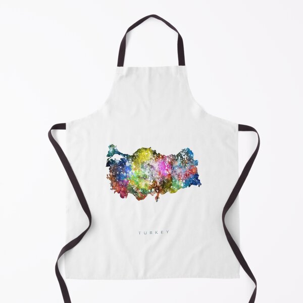 Item preview, Turkey Map Watercolor Painting designed and sold by InkistPrints.