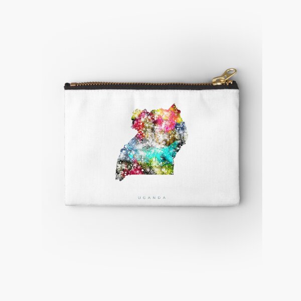 Item preview, Uganda Map Watercolor Painting designed and sold by InkistPrints.