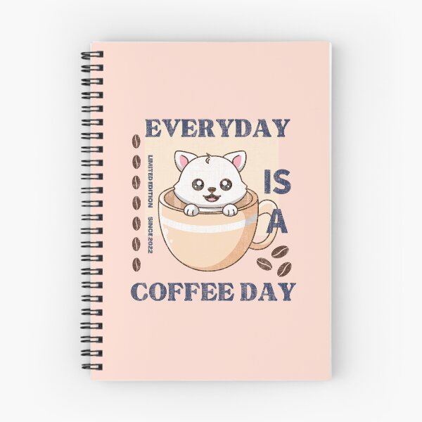Item preview, Everyday is a coffee day - Funny coffee cat designed and sold by yococo.