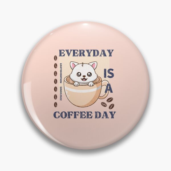 Item preview, Everyday is a coffee day - Funny coffee cat designed and sold by yococo.
