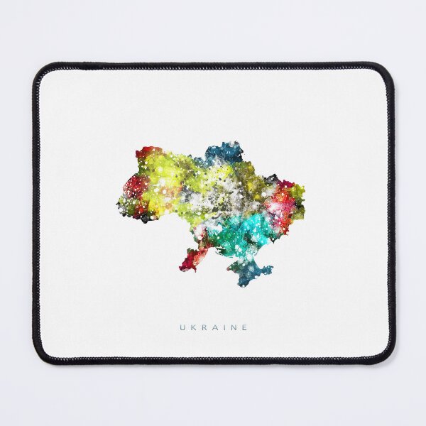 Item preview, Ukraine Map Watercolor Painting designed and sold by InkistPrints.