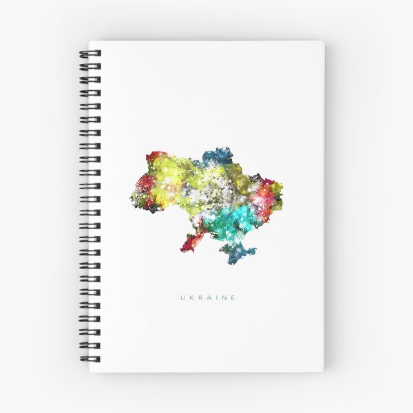 Item preview, Ukraine Map Watercolor Painting designed and sold by InkistPrints.