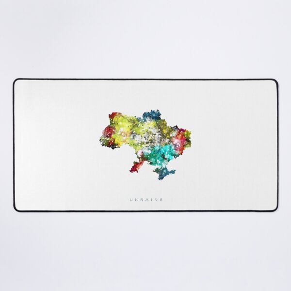 Item preview, Ukraine Map Watercolor Painting designed and sold by InkistPrints.