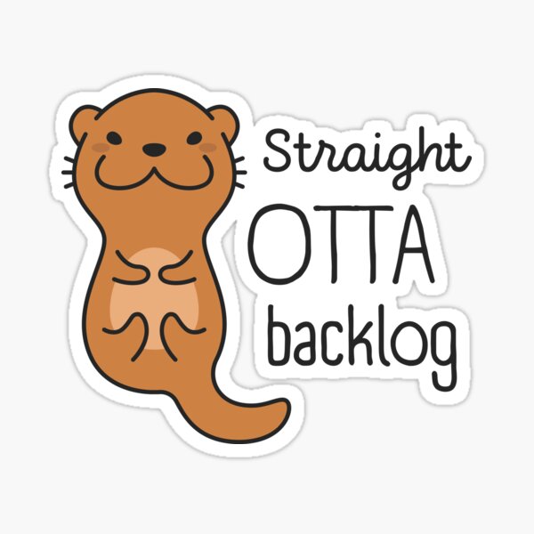 Item preview, Straight Outta Backlog Joke Otta  designed and sold by trendingatees.
