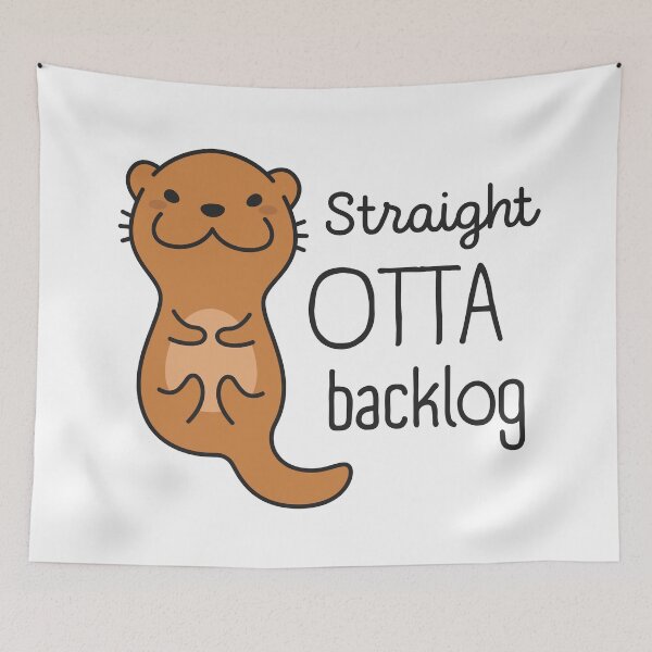 Item preview, Straight Outta Backlog Joke Otta  designed and sold by trendingatees.