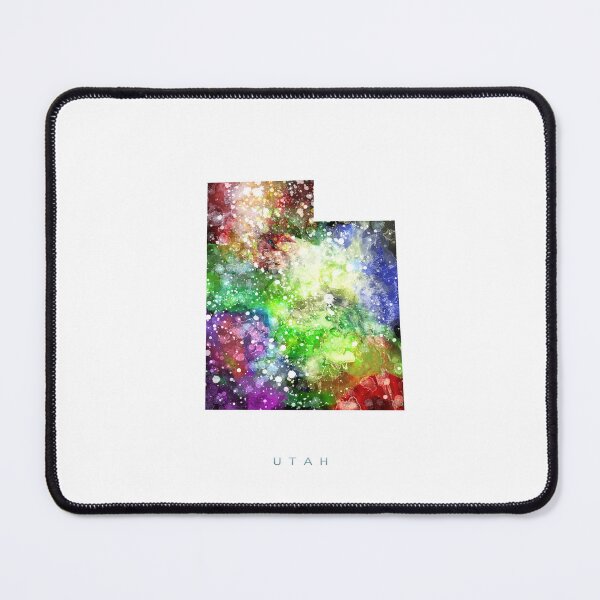 Item preview, Utah Map Watercolor Painting designed and sold by InkistPrints.
