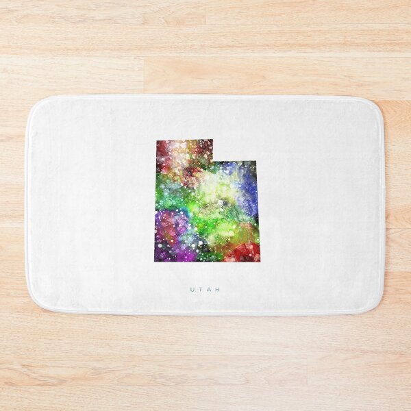 Item preview, Utah Map Watercolor Painting designed and sold by InkistPrints.