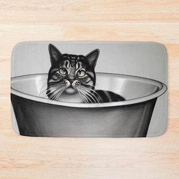 Item preview, Cat in tub designed and sold by ibelieveimages.