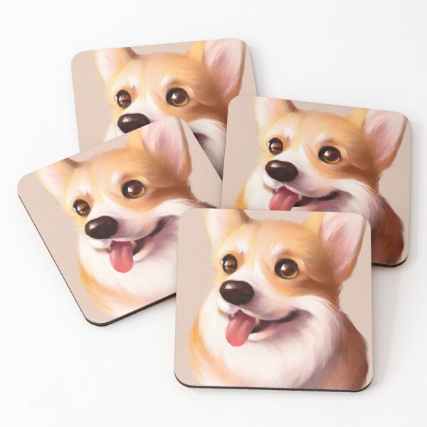 Item preview, cute corgi puppy 2 designed and sold by cutiepeupies.