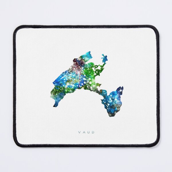 Item preview, Vaud Map Watercolor Painting designed and sold by InkistPrints.