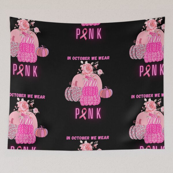 Artikelvorschau, Im Oktober tragen wir Pink, Pinktober, Cancer Support, Cancer Awareness, Pumpkin Patch entworfen und verkauft von moderncrazeshop.
