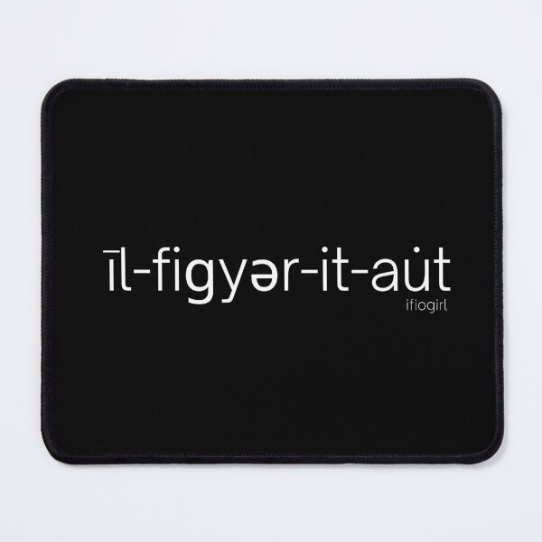 Item preview, I'll Figure It Out - phonology designed and sold by IFIOgirl.