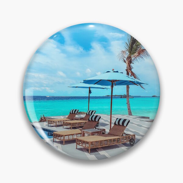 Item preview, Luxury Maldives Tropical Ocean Views, Turquoise Ocean designed and sold by newburyboutique.
