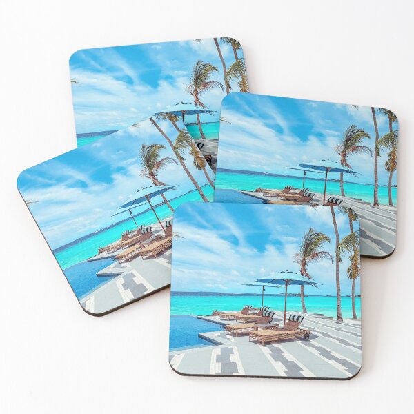 Item preview, Luxury Maldives Tropical Ocean Views, Turquoise Ocean designed and sold by newburyboutique.