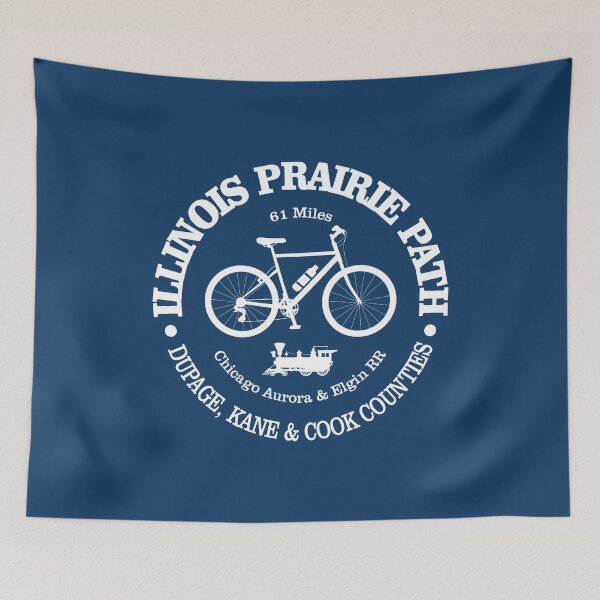 Item preview, Illinois Prairie Path (cycling) designed and sold by curranmorgan.