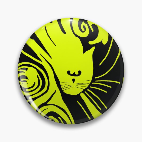 Item preview, Crazy Black Cat Circle designed and sold by KOTOdesign.