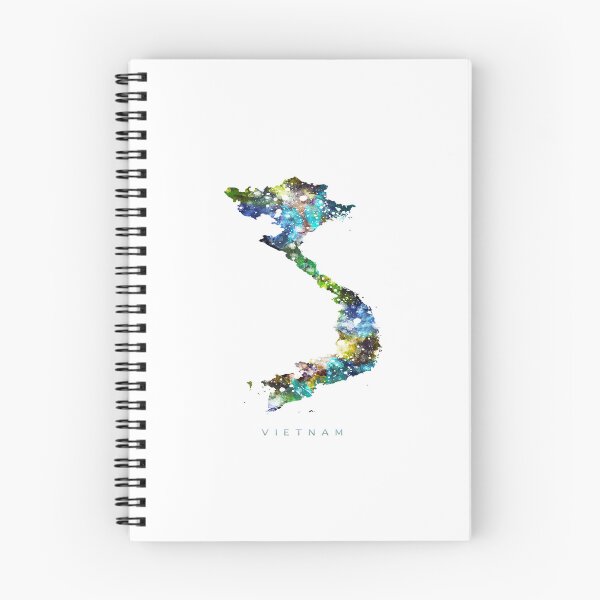 Item preview, Vietnam Map Watercolor Painting designed and sold by InkistPrints.