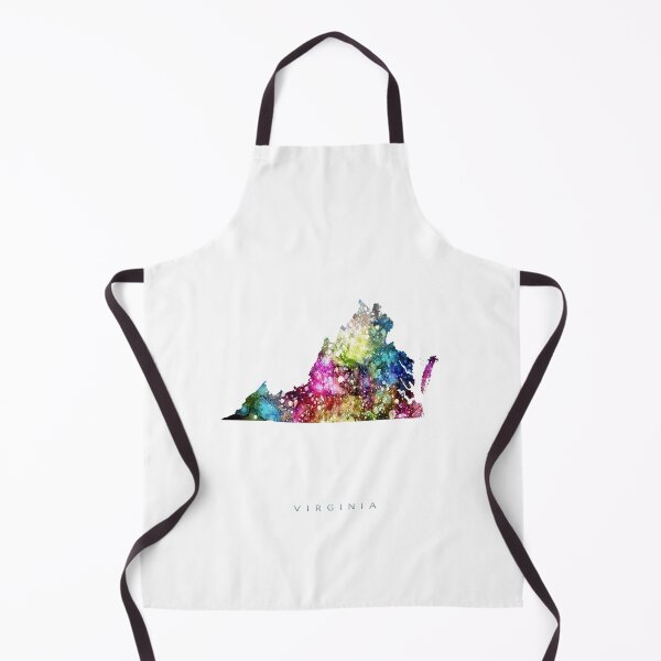 Item preview, Virginia Map Watercolor Painting designed and sold by InkistPrints.