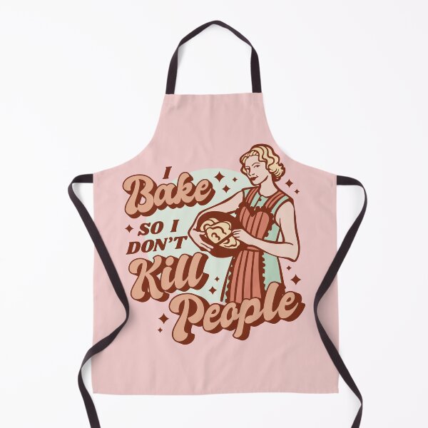 Item preview, I BAKE SO I DON'T KILL PEOPLE-SAGFABULOUS designed and sold by SagFabulous.