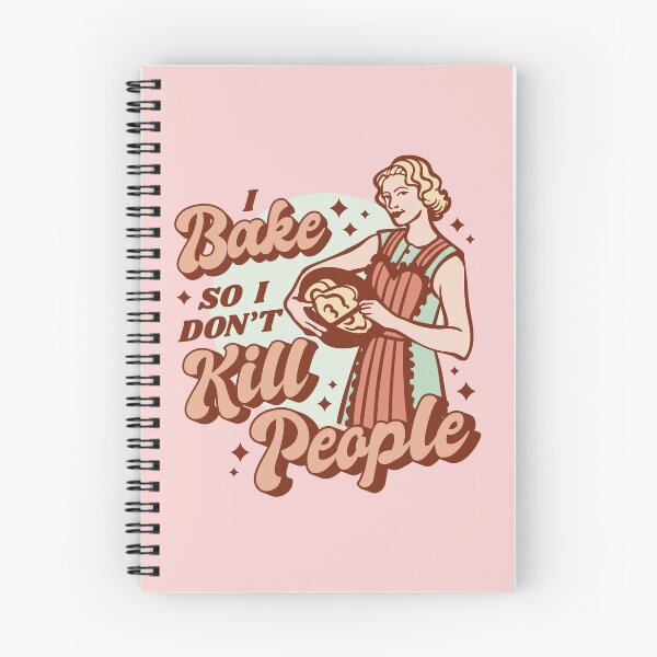 Item preview, I BAKE SO I DON'T KILL PEOPLE-SAGFABULOUS designed and sold by SagFabulous.