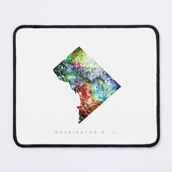 Item preview, Washington DC Map Watercolor Painting designed and sold by InkistPrints.