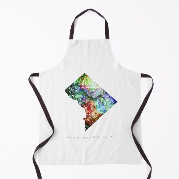 Item preview, Washington DC Map Watercolor Painting designed and sold by InkistPrints.
