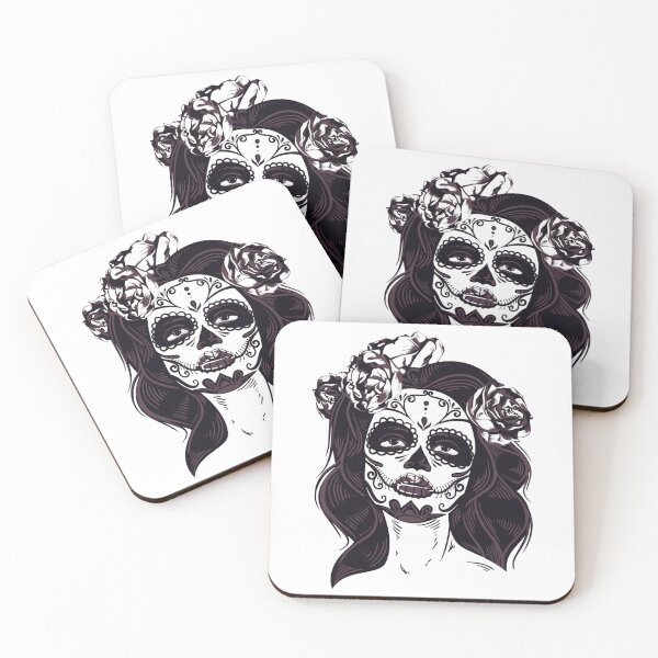 Item preview, Day Of The Dead Skull designed and sold by Ink Bloom Studio ⭐⭐⭐⭐⭐.