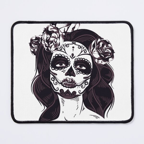 Item preview, Day Of The Dead Skull designed and sold by Ink Bloom Studio ⭐⭐⭐⭐⭐.
