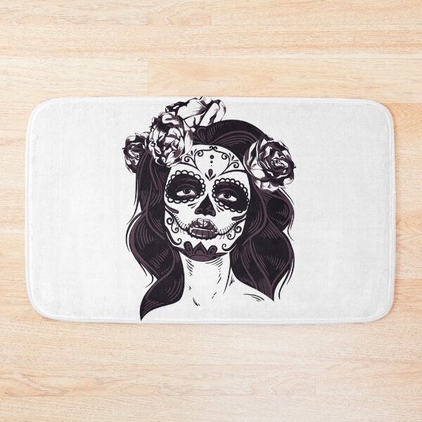 Item preview, Day Of The Dead Skull designed and sold by Ink Bloom Studio ⭐⭐⭐⭐⭐.
