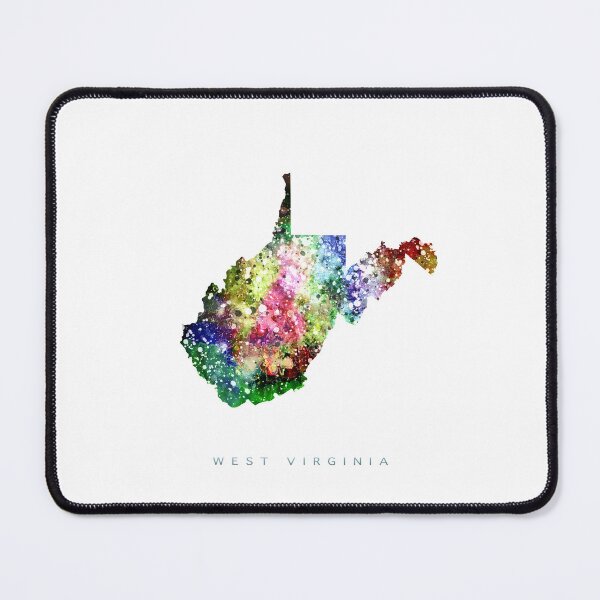 Item preview, West Virginia Map Watercolor Painting designed and sold by InkistPrints.