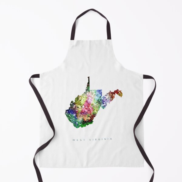 Item preview, West Virginia Map Watercolor Painting designed and sold by InkistPrints.