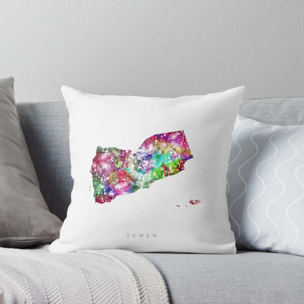 Item preview, Yemen Map Watercolor Painting designed and sold by InkistPrints.