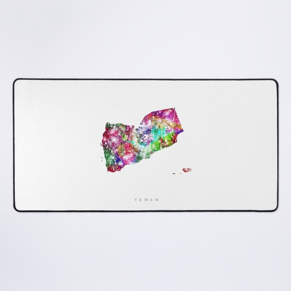 Artikelvorschau, Yemen Map Watercolor Painting entworfen und verkauft von InkistPrints.