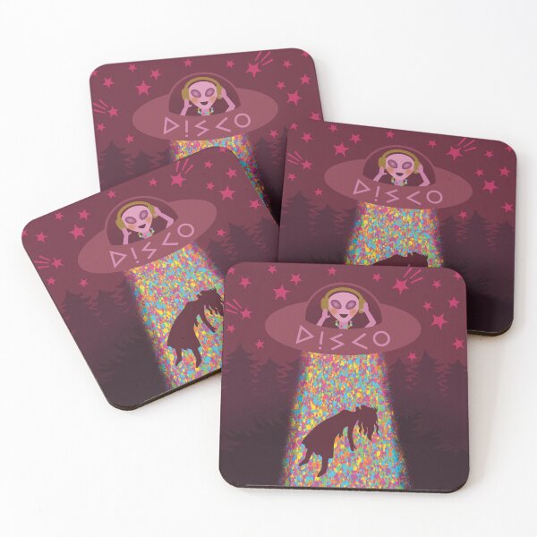 Item preview, Alien DJ UFO Red Disco designed and sold by BloomJoyStudio.