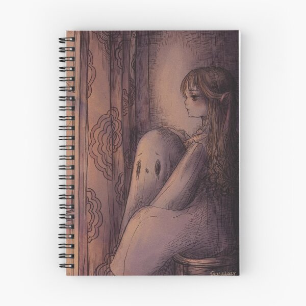 Item preview, Cute - The Ghost Called Anxiety - Cute Illustration designed and sold by DaisieLazy.
