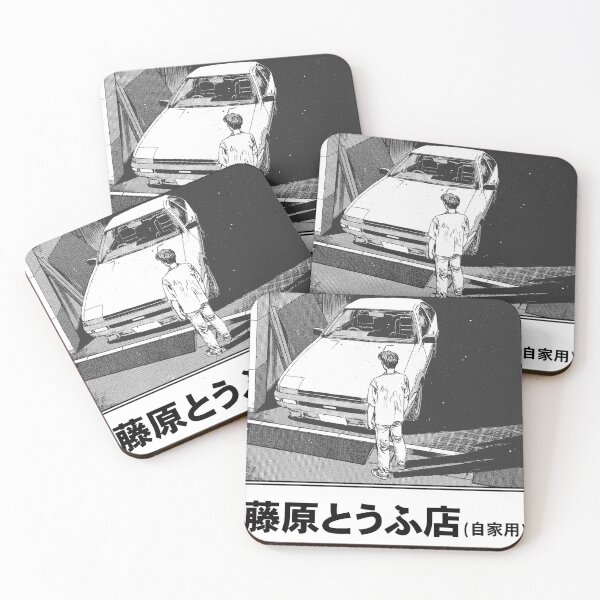 Item preview, Initial D - Takumi Standing AE86 Manga Anime Style designed and sold by nerdZmarket.