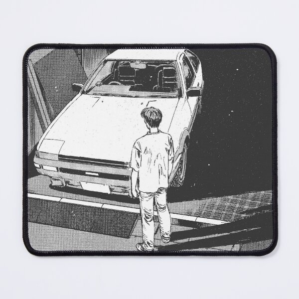 Item preview, Initial D - Takumi Standing AE86 Manga Anime Style designed and sold by nerdZmarket.