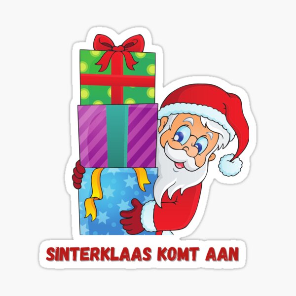 priester Dusver satire Sinterklaas Dutch Santa Stickers for Sale | Redbubble