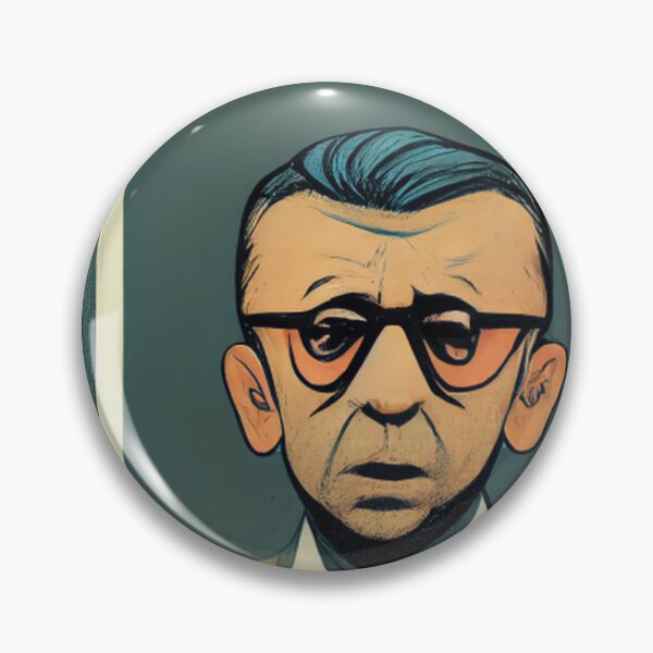 Item preview, Jean Paul Sartre  designed and sold by ComicsFactory.